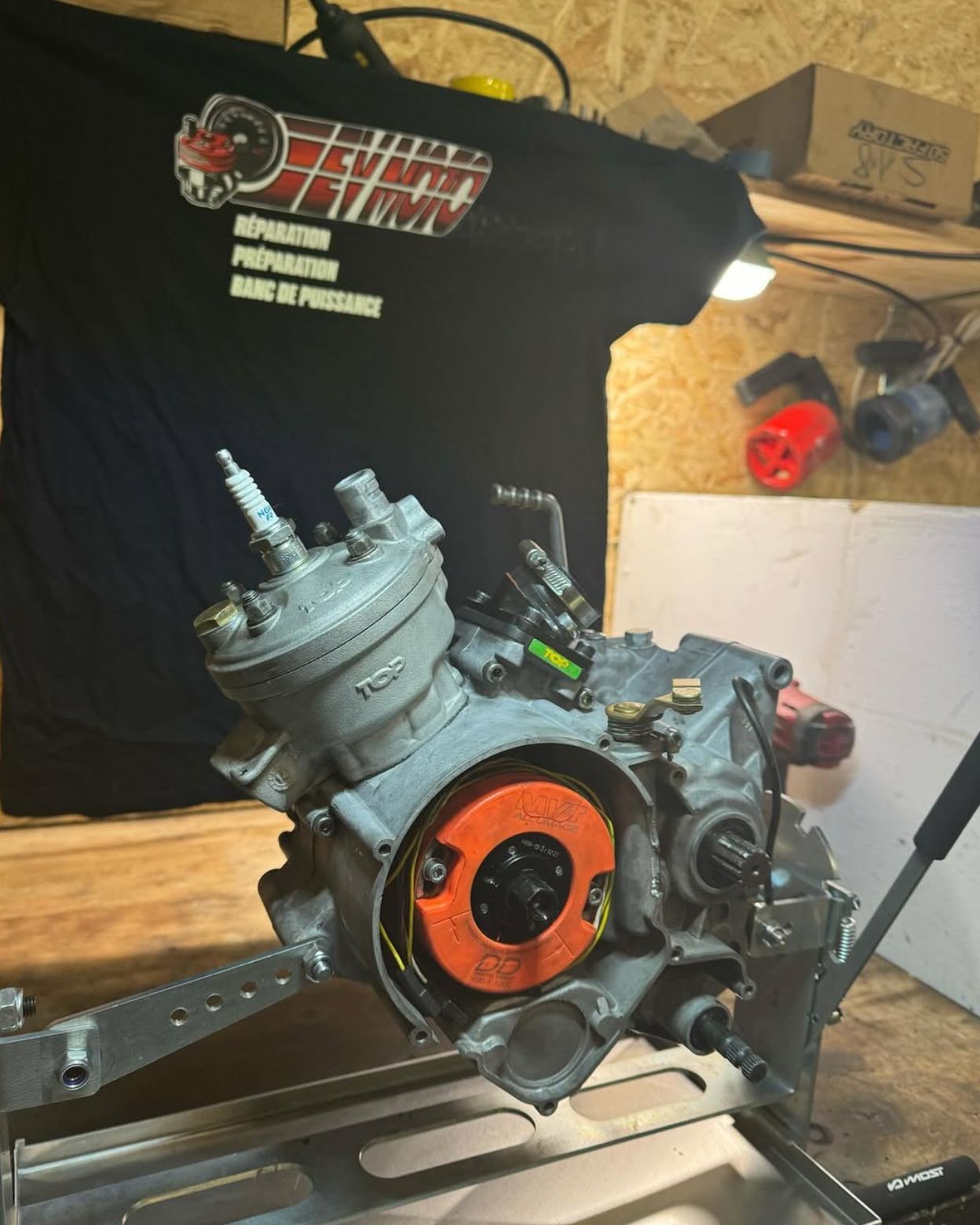 Moteur 50cc préparé par EV Moto
